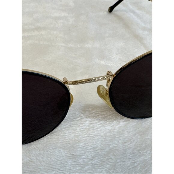 Vintage Etienne Aigner Eyeglasses Frame‎ LIBERTY 2 EA-14 Italy Gold/Black main image 7